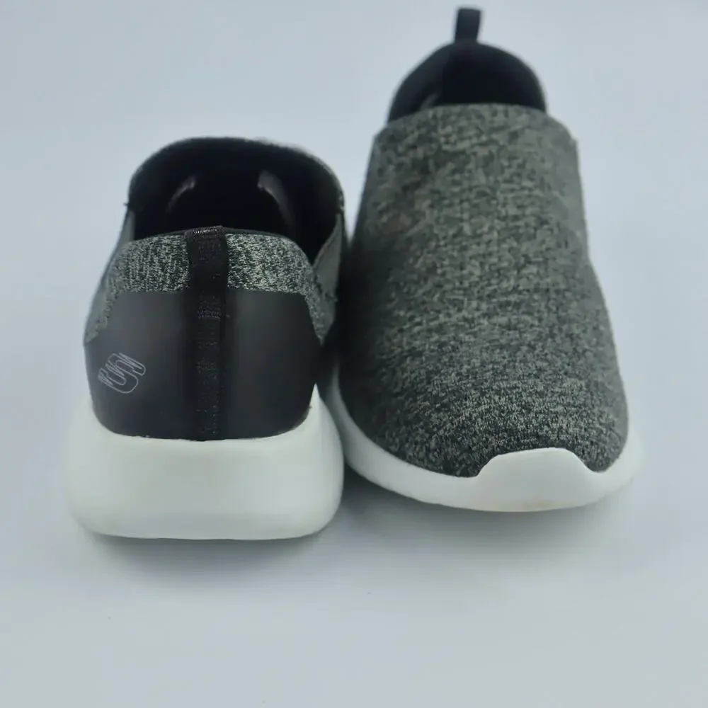 Skechers Size 11 Memory Foam Sneaker Shoes Ultra Flex 12848 Stretch Gray White